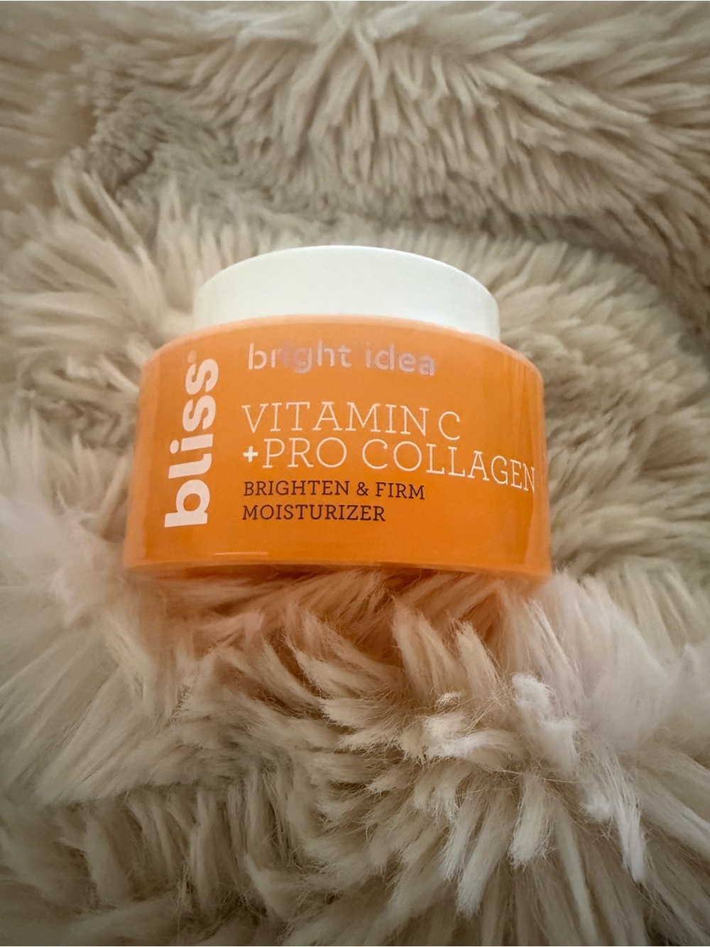 NEW Bliss Bright Idea Vitamin C + Pro Collagen Brighten & Firm Moisturizer 1.7oz